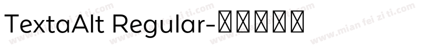 TextaAlt Regular字体转换